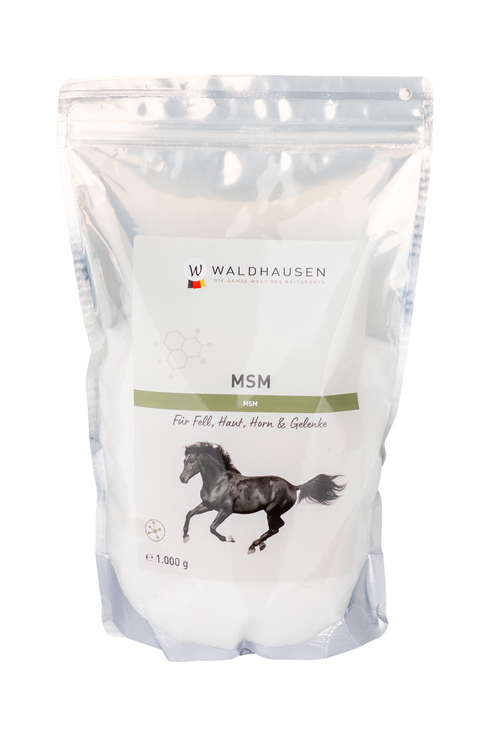 Waldhausen MSM - til pels, hud, horn og led, 1kg Horse Feed & Nutrition