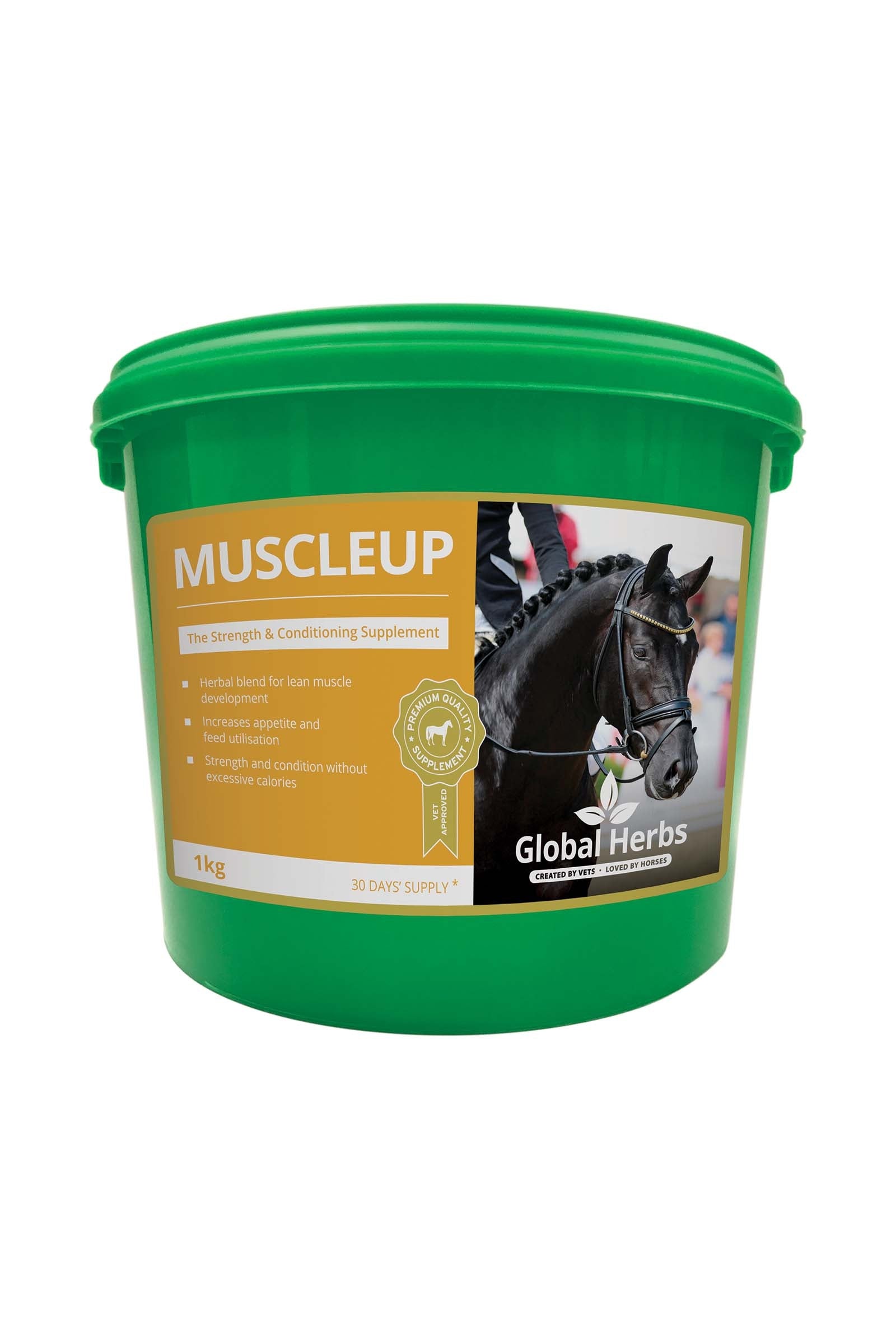 Global Herbs Muscle Up, 1 kg. Horse Feed & Nutrition