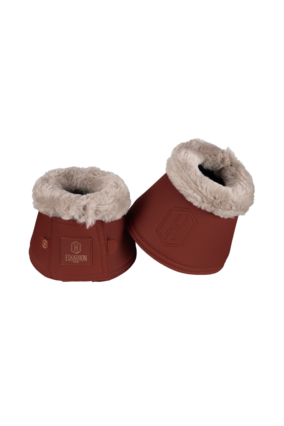 Eskadron Heritage 26/27 Faux Leather Faux Fur Bell Boots (Pair) Leg & Hoof Protection