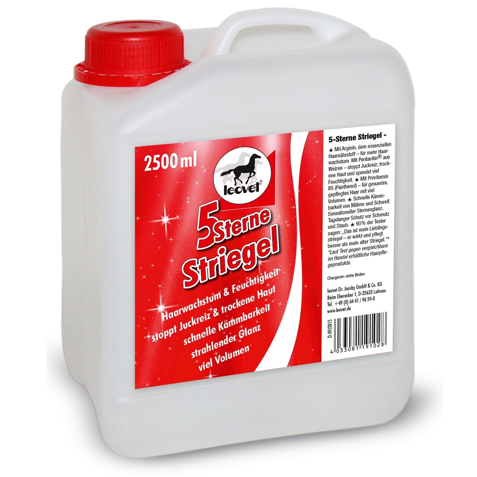 Leovet 5-Sterne Striegel, 2500 ml Plejeprodukter