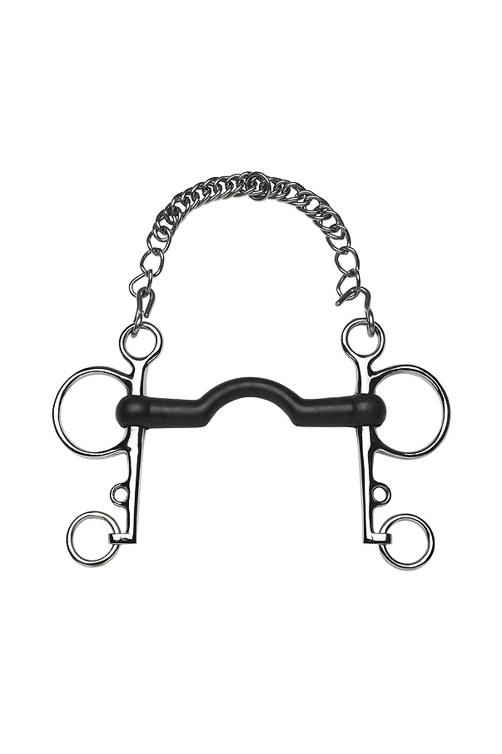 Feeling FEELING Pelham straight Rubber Horse Bits