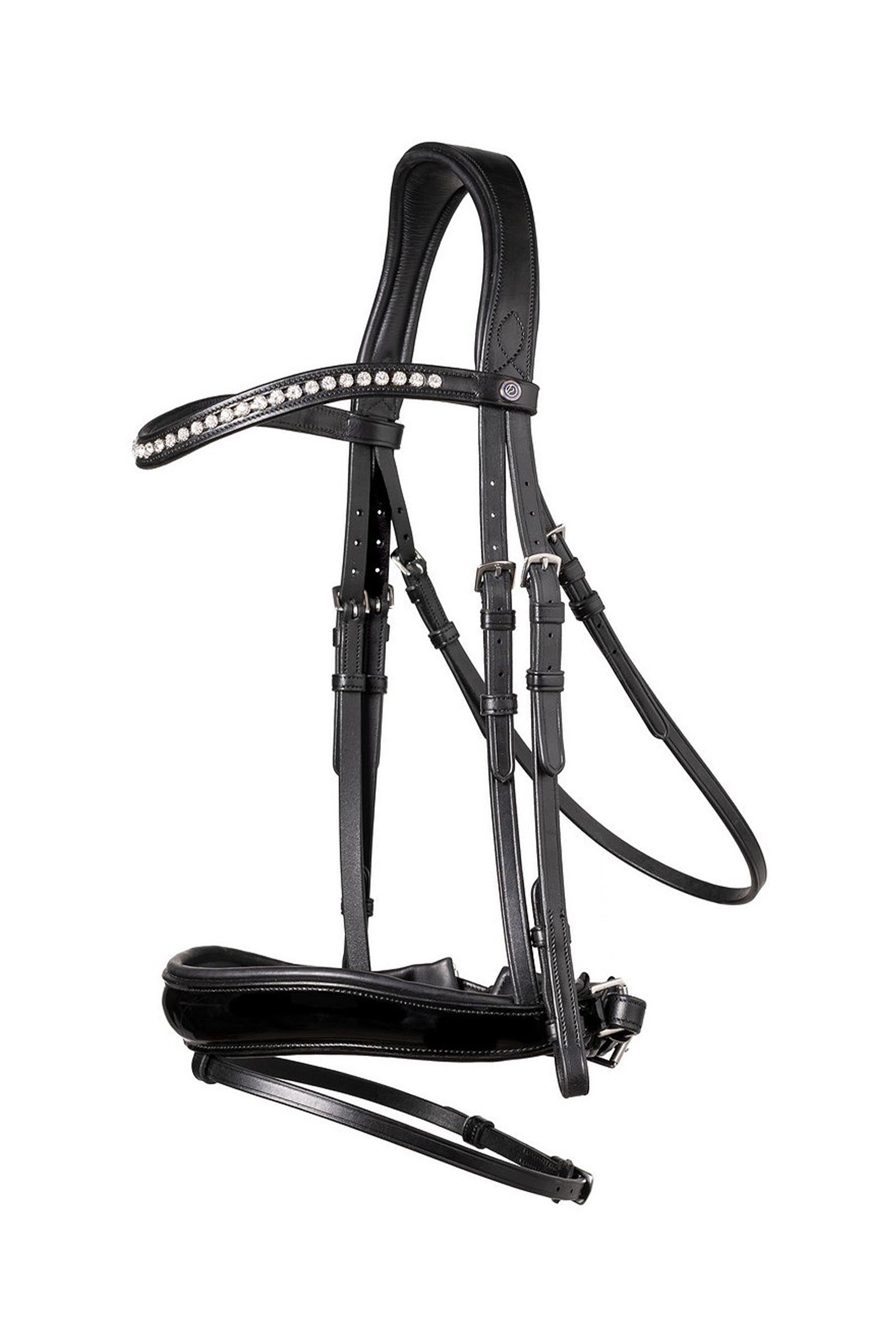 Trust Equestrian Rotterdam Large Patent Crank Bridle Trenser & tøjler