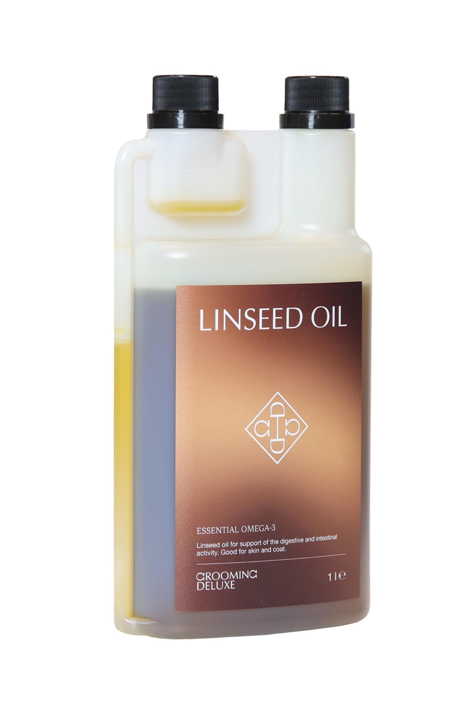 Grooming Deluxe Hørfrøolie, 1000 ml Horse Feed & Nutrition