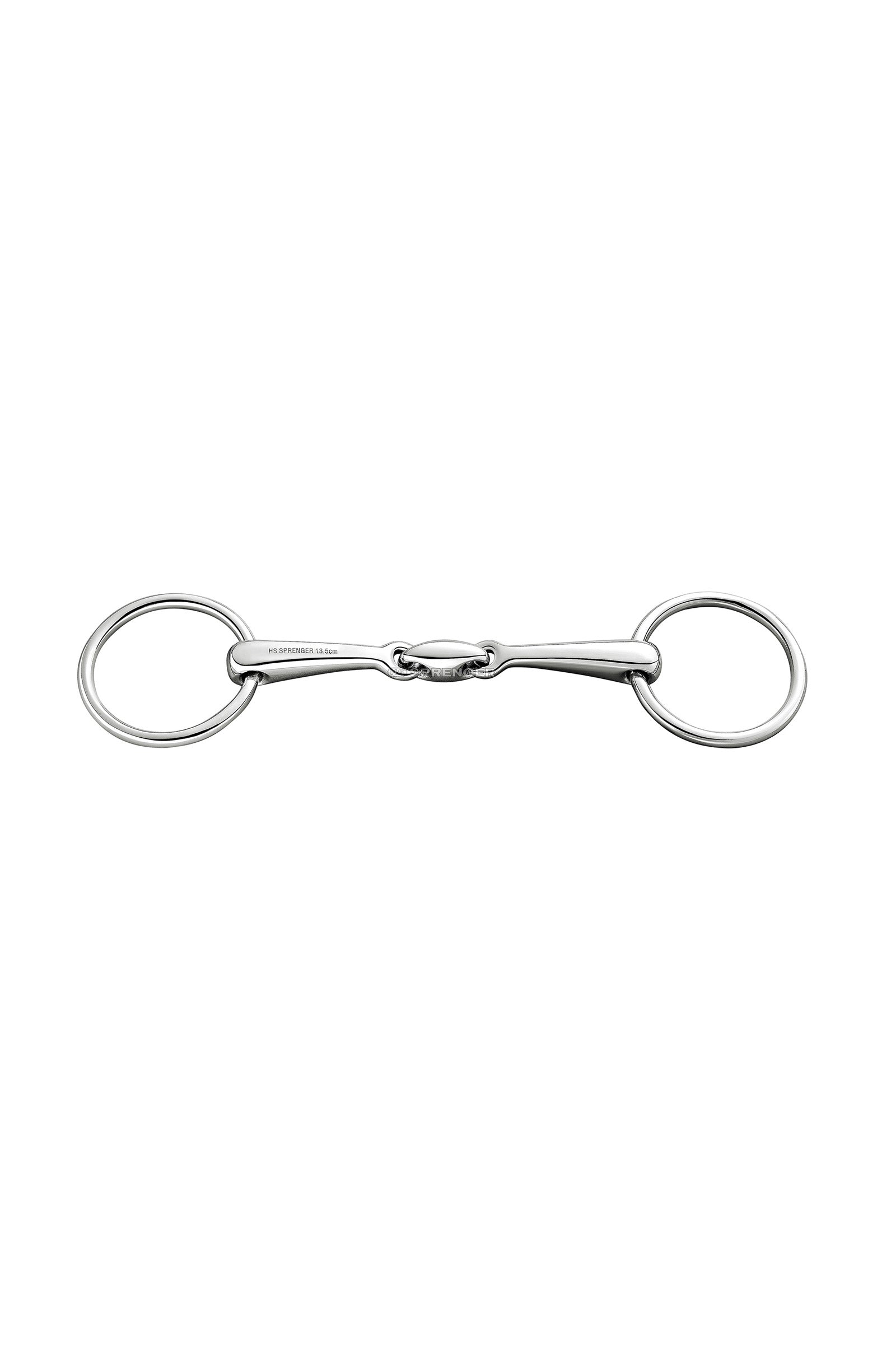 Sprenger Trensebid, dobbelt brudt, 14 mm, rustfrit stål Bid