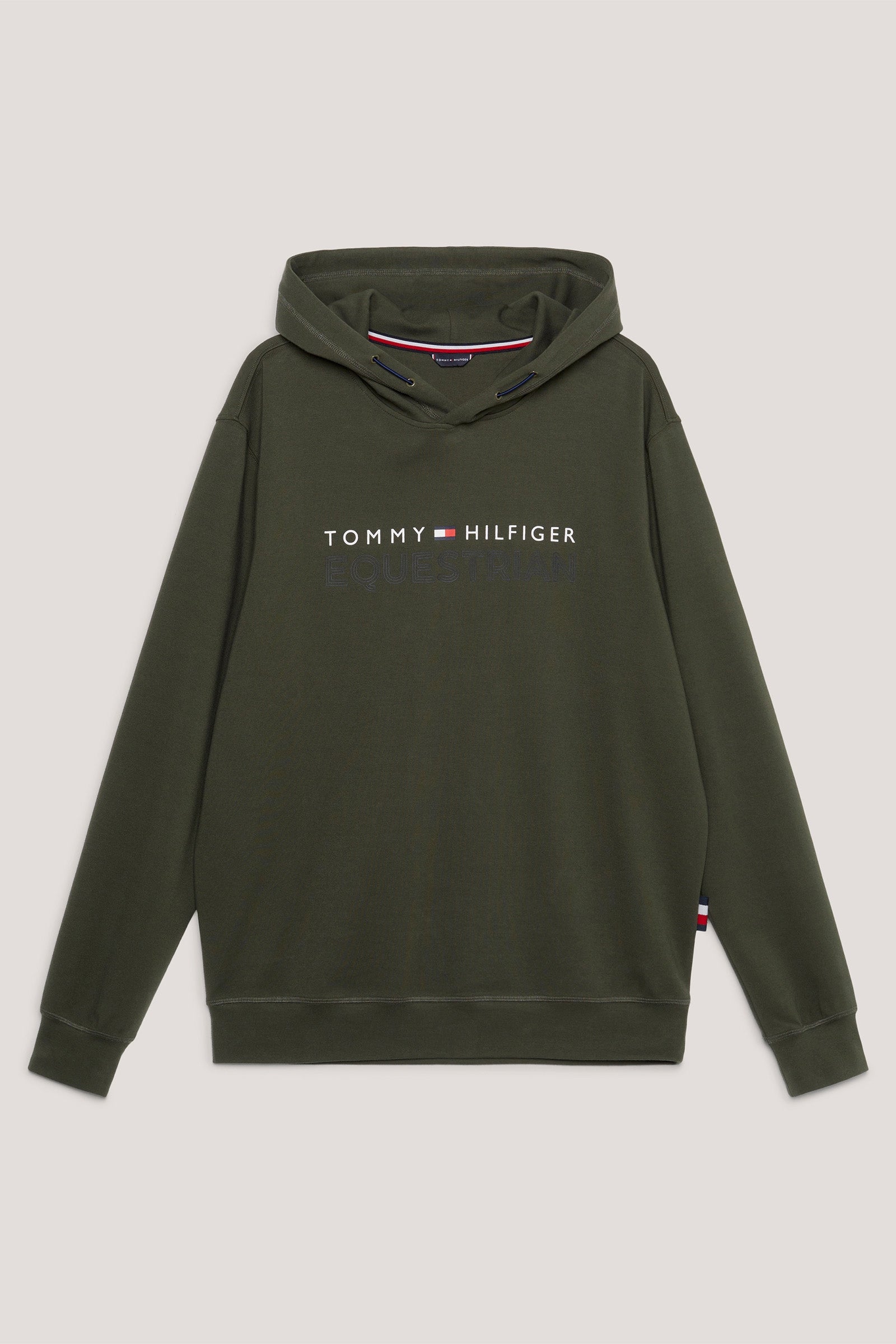 Tommy Hilfiger Equestrian London Logo Fleece-hættetrøje Ridetøj til herrer
