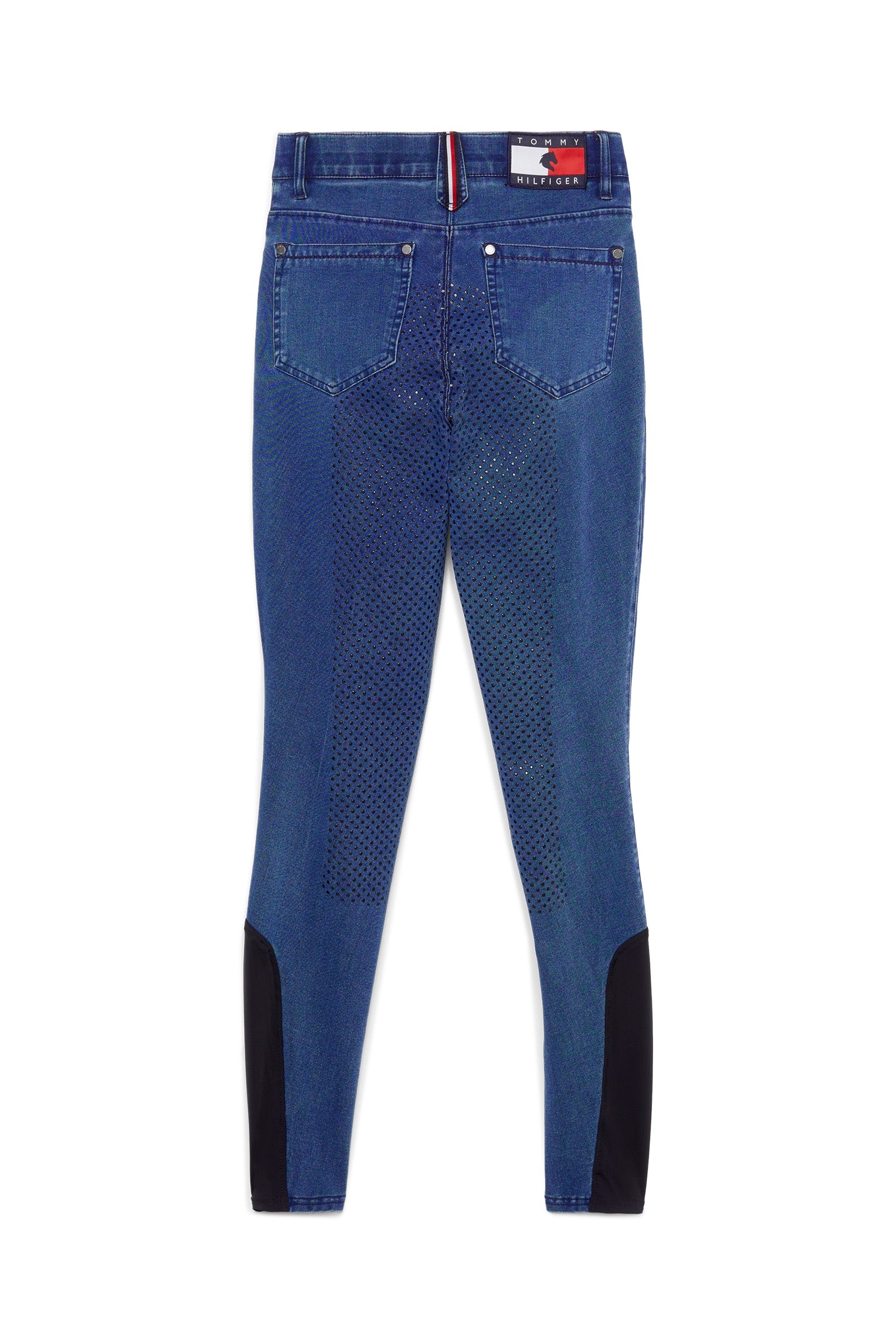 Tommy Hilfiger Equestrian Queens Denim Full Grip Ridebukser Womens Breeches