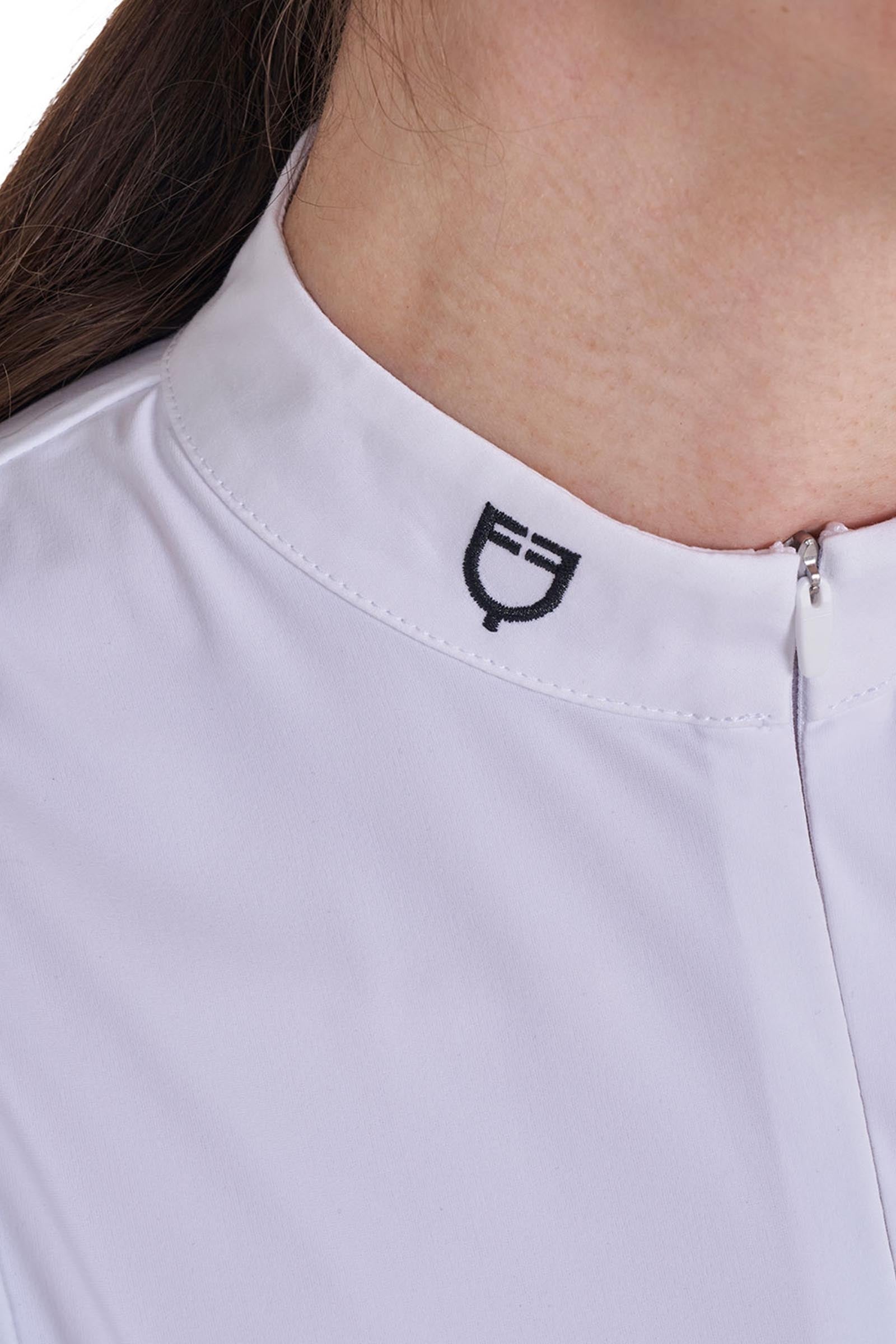 Equestro SS2026 Women's Invisible ZIP Competition Polo Shirt LS Women’s Riding Clothing