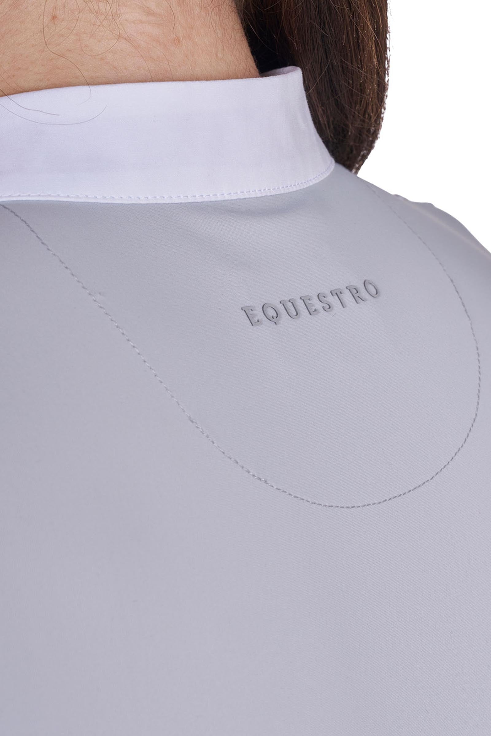 Equestro SS2026 Women's Invisible ZIP Competition Polo Shirt LS Women’s Riding Clothing