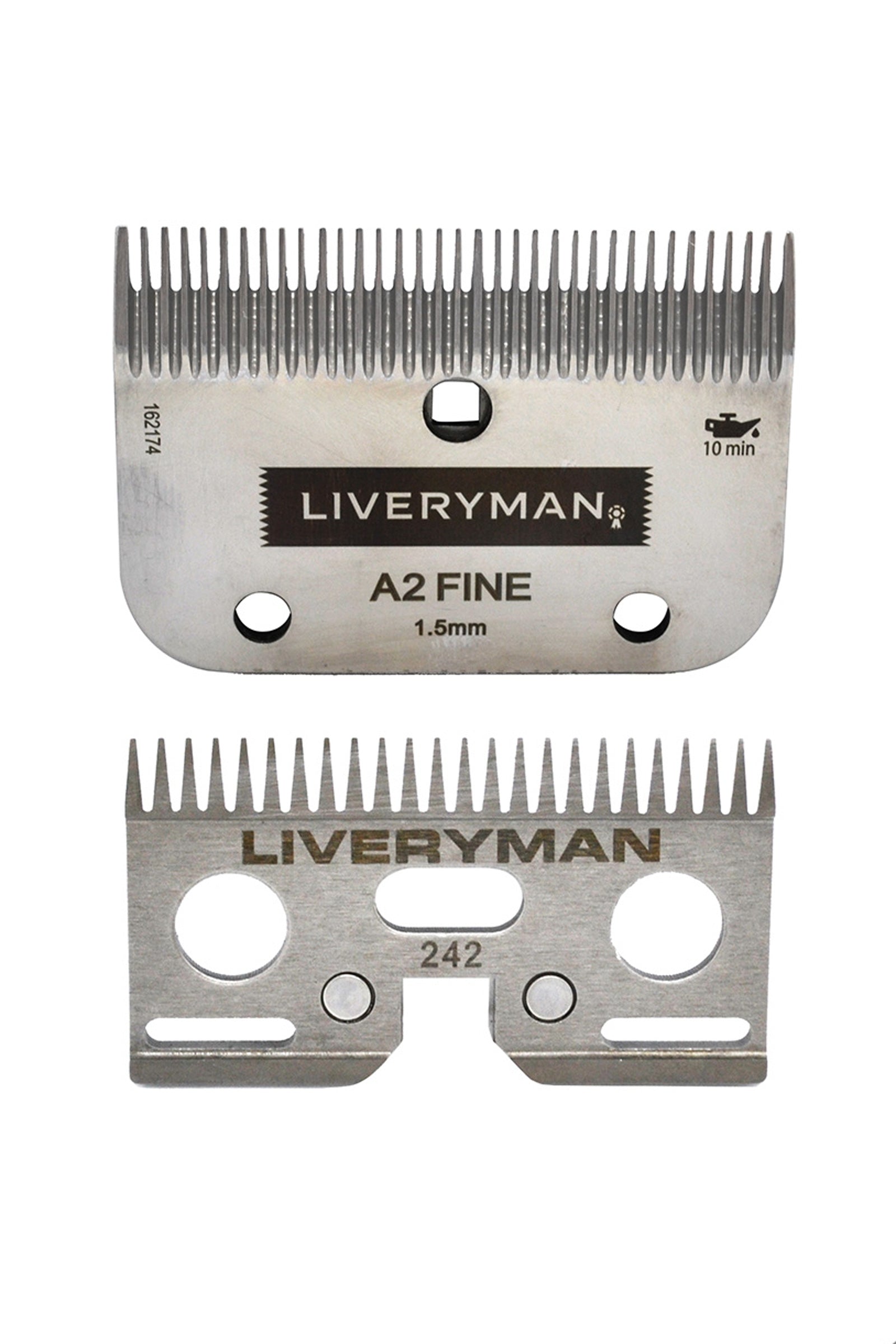Liveryman A2 Blade Set Cutter & Comb Fine, 1.5 mm Klipning & Trimning